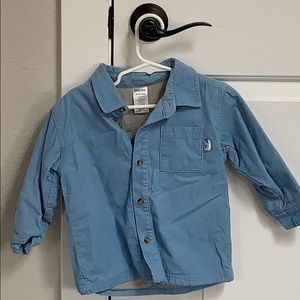 Button down corduroy shirt